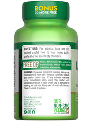 Nutrition facts panel for Nature's Truth L-Lysine 500mg