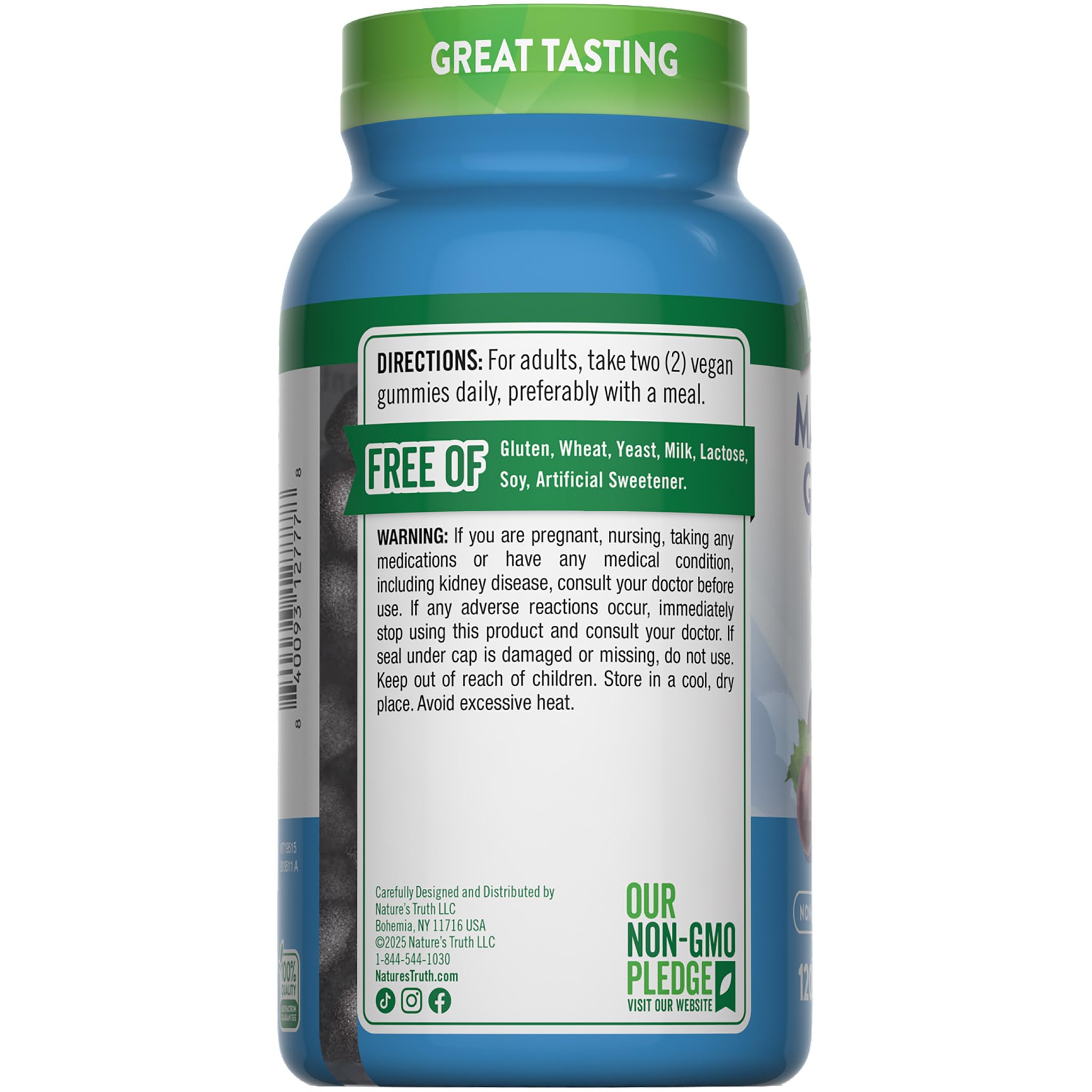 Lifestyle shot showing adults choosing Nature's Truth magnesium glycinate gummies