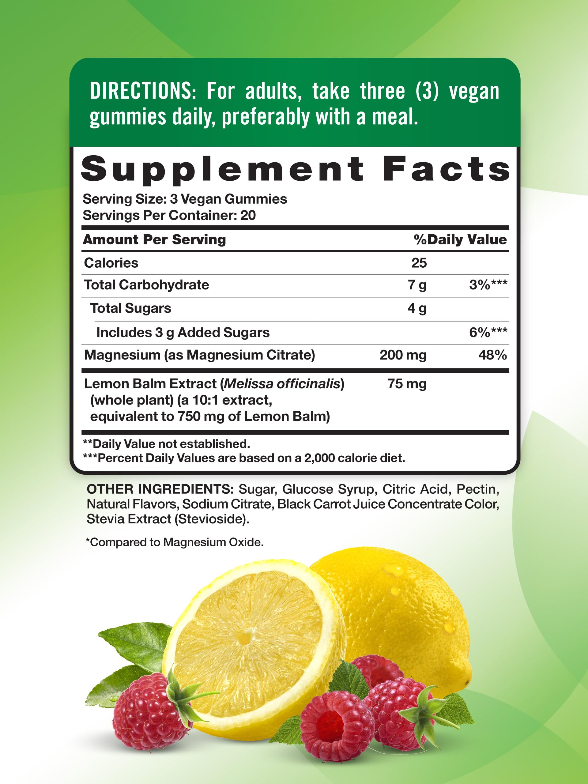 Front view of Nature's Truth Magnesium Gummies bottle Pack 2
