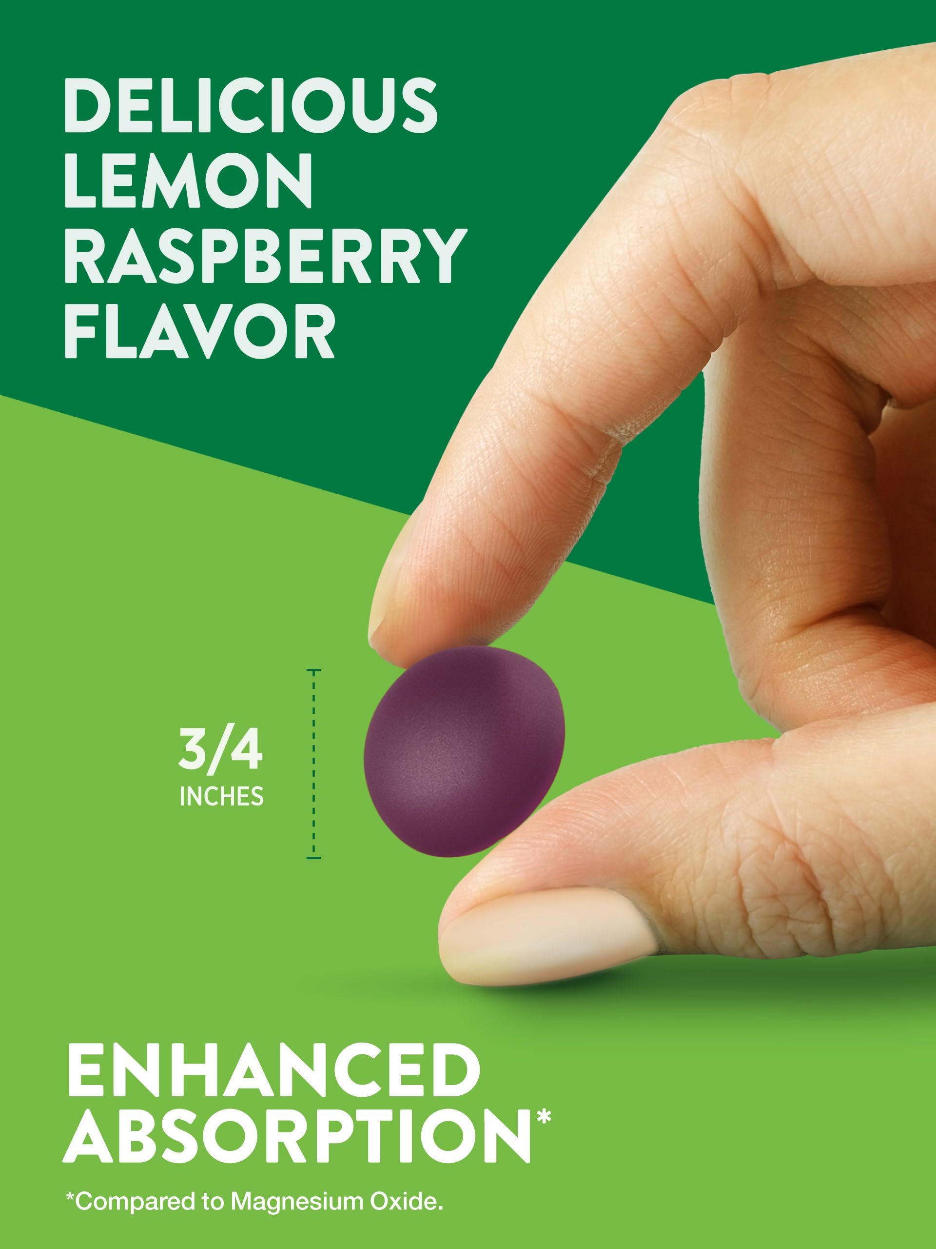 Image showing usage of magnesium gummies for adults