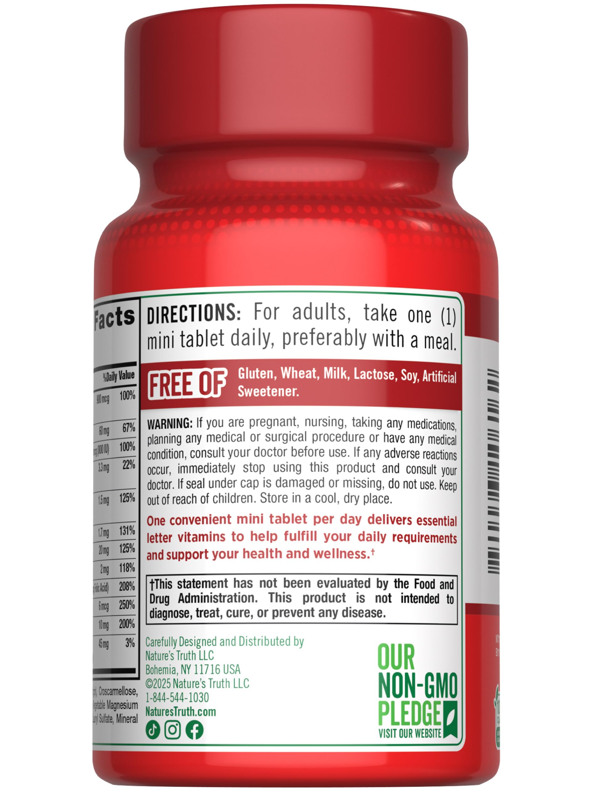 Lifestyle image showing daily use of the multivitamin