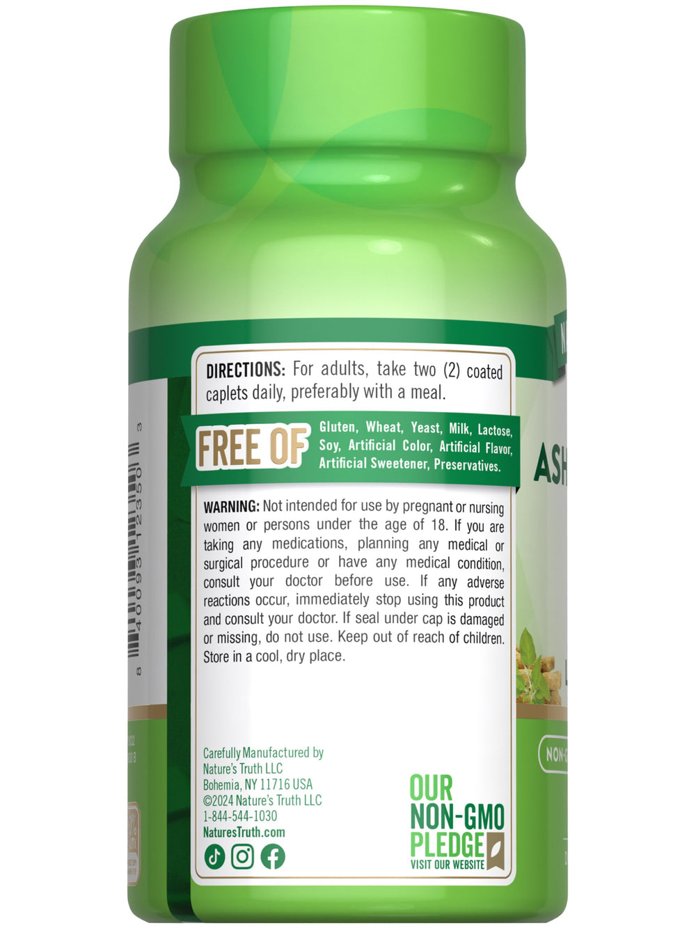 Nature's Truth packaging and branding on box and bottle