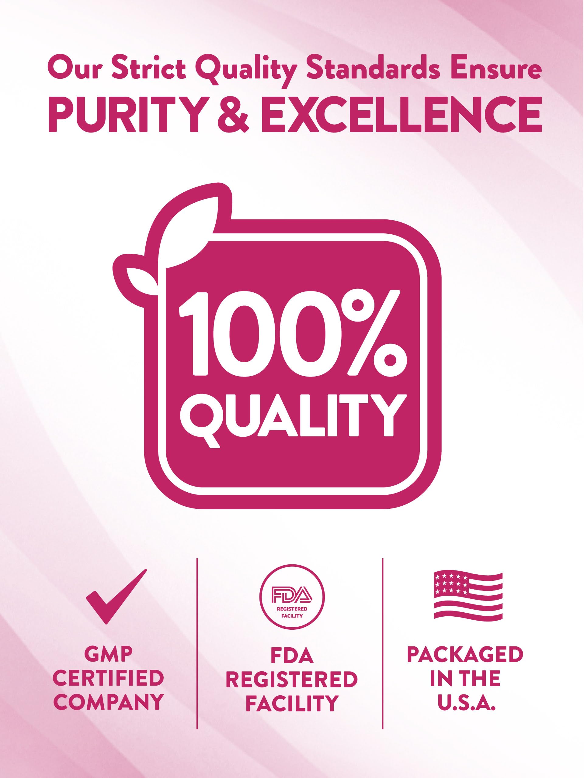 Vitamin and mineral content chart for Nature's Truth prenatal gummies