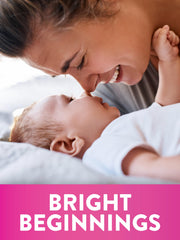 DHA and Folic Acid prenatal vitamins concept