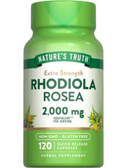 Nature's Truth Rhodiola Rosea bottle with 120 capsules