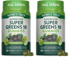 Nature's Truth Super Greens Gummies bottle front
