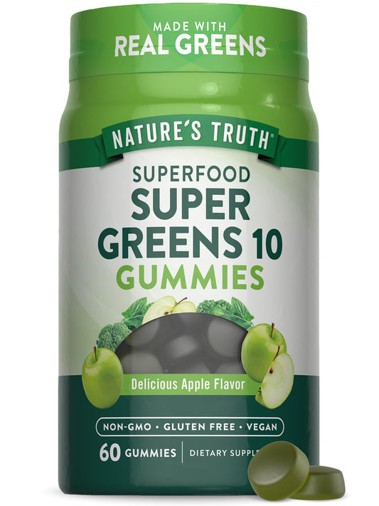 Hero image of Nature's Truth Super Greens Gummies Apple Flavor 60 Count