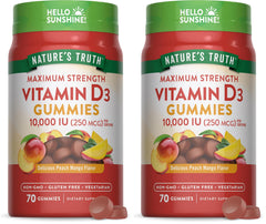 Main product image of Nature's Truth Vitamin D3 Gummies 10,000 IU 70-count 2-pack
