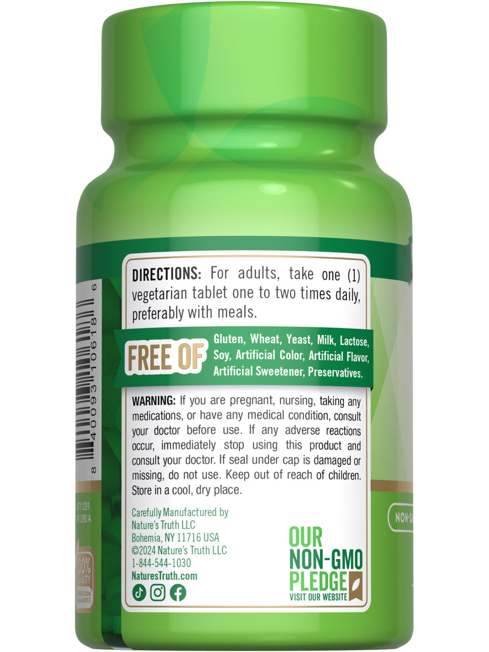 Packaging and banner shot of Nature's Truth Vitamin D3 bottle