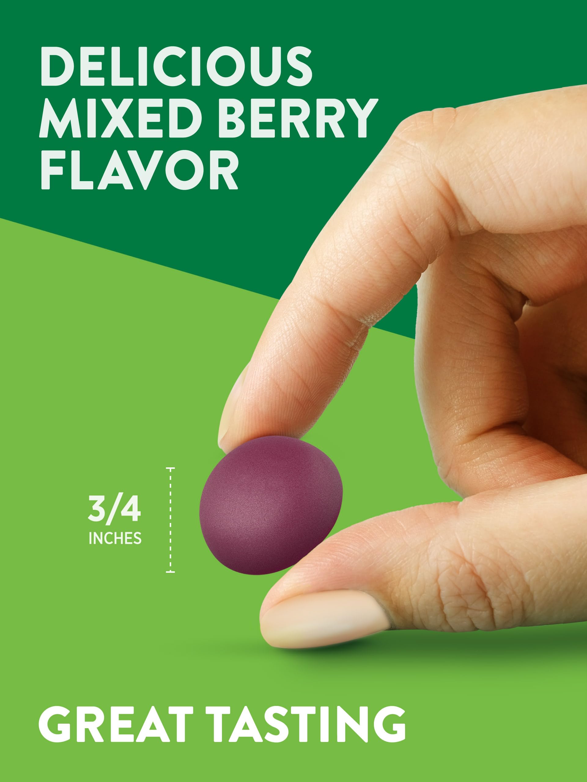 Gummies scattered on white background