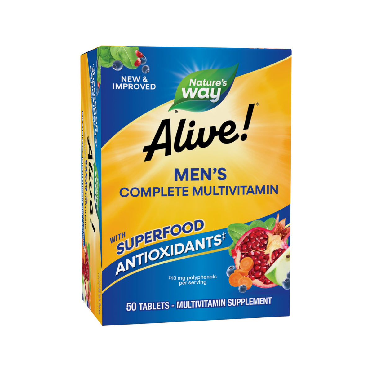 Bottle of Nature's Way Alive! Men's Complete Multivitamin