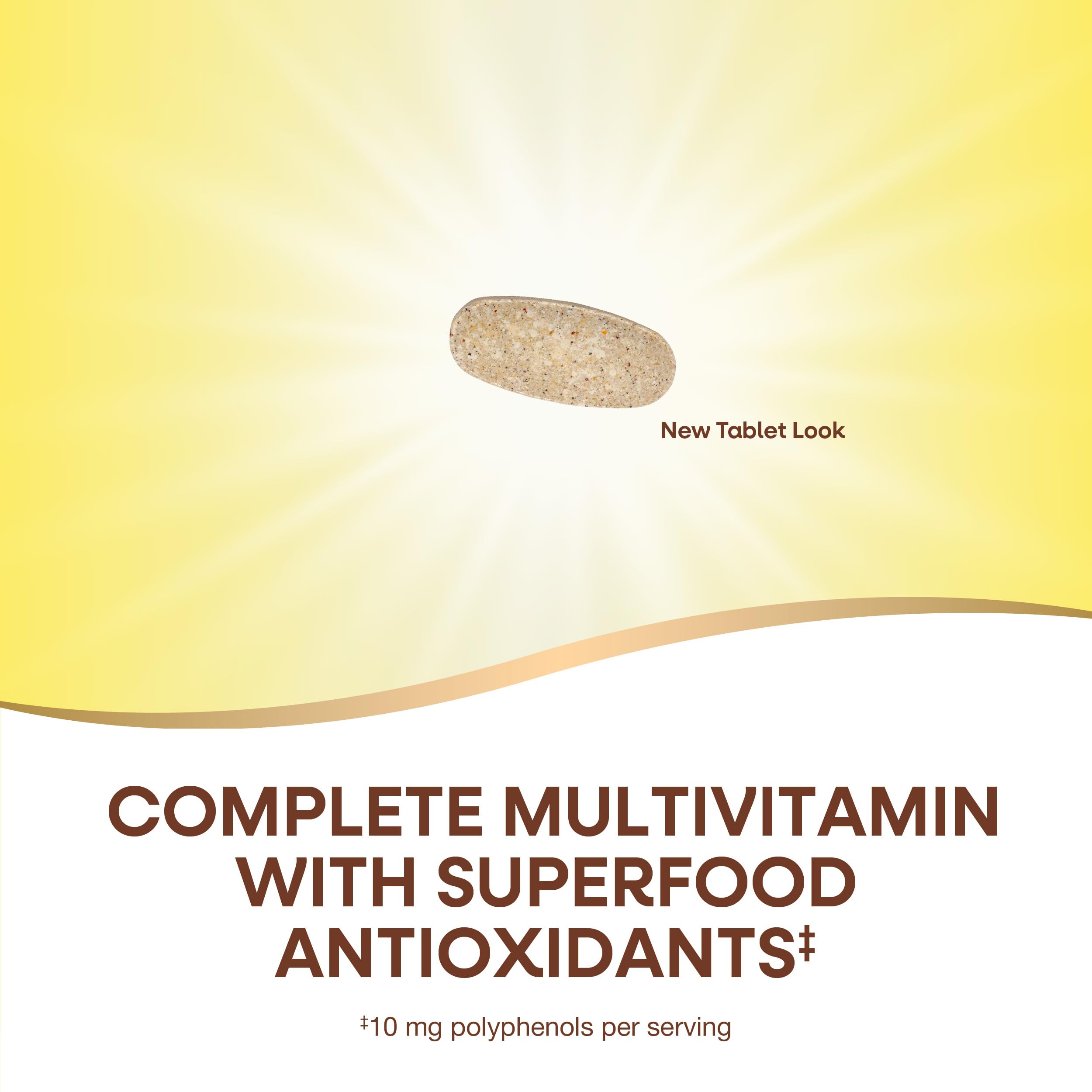 Ingredients and vitamins label for Alive! Men's Multivitamin