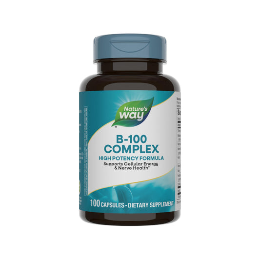 Nature's Way B-100 Complex bottle on a clean background
