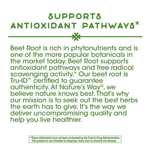 Beet Root 500 mg packaging and inner seal