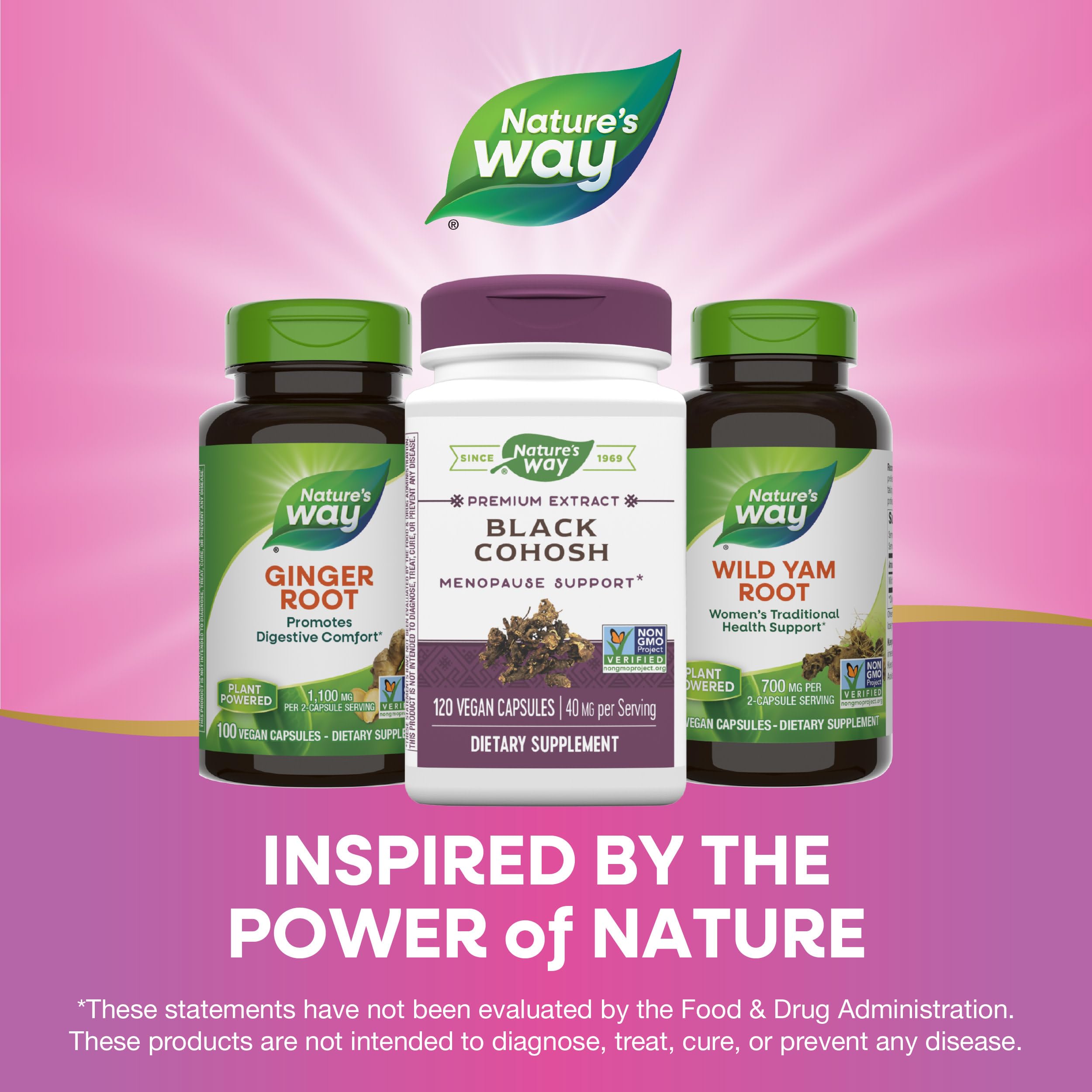 Nature's Way Black Cohosh vegan capsules
