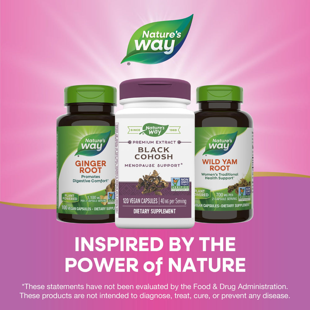 Nature's Way Black Cohosh vegan capsules