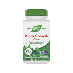 Nature's Way Black Cohosh Root 540 mg capsules bottle