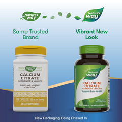 Bottle of Nature's Way Calcium Citrate supplement