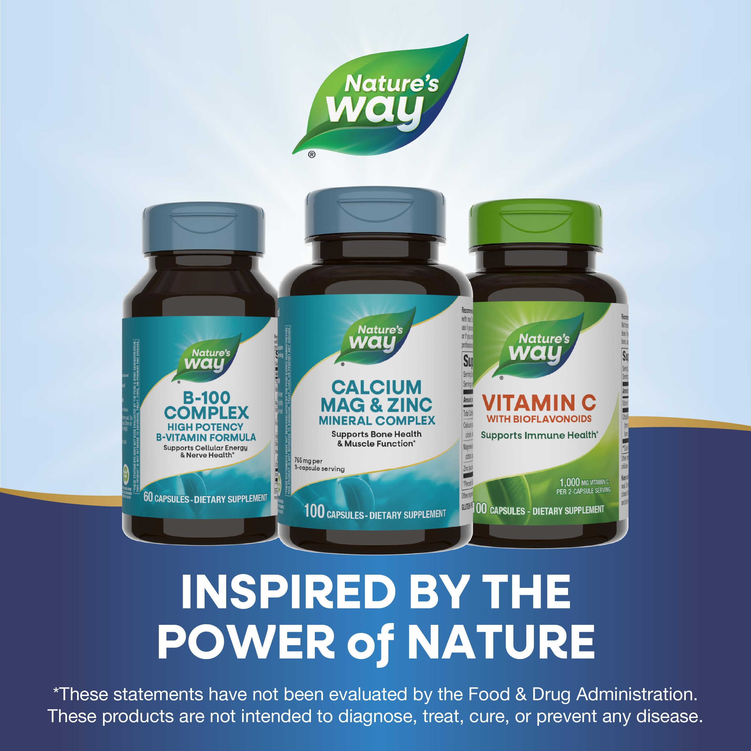 Nature's Way branding and product packaging