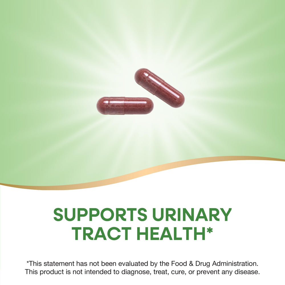 Non-GMO Project Verified cranberry capsules label