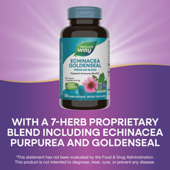 Nature's Way Echinacea Goldenseal ingredient list includes cayenne pepper and gentian