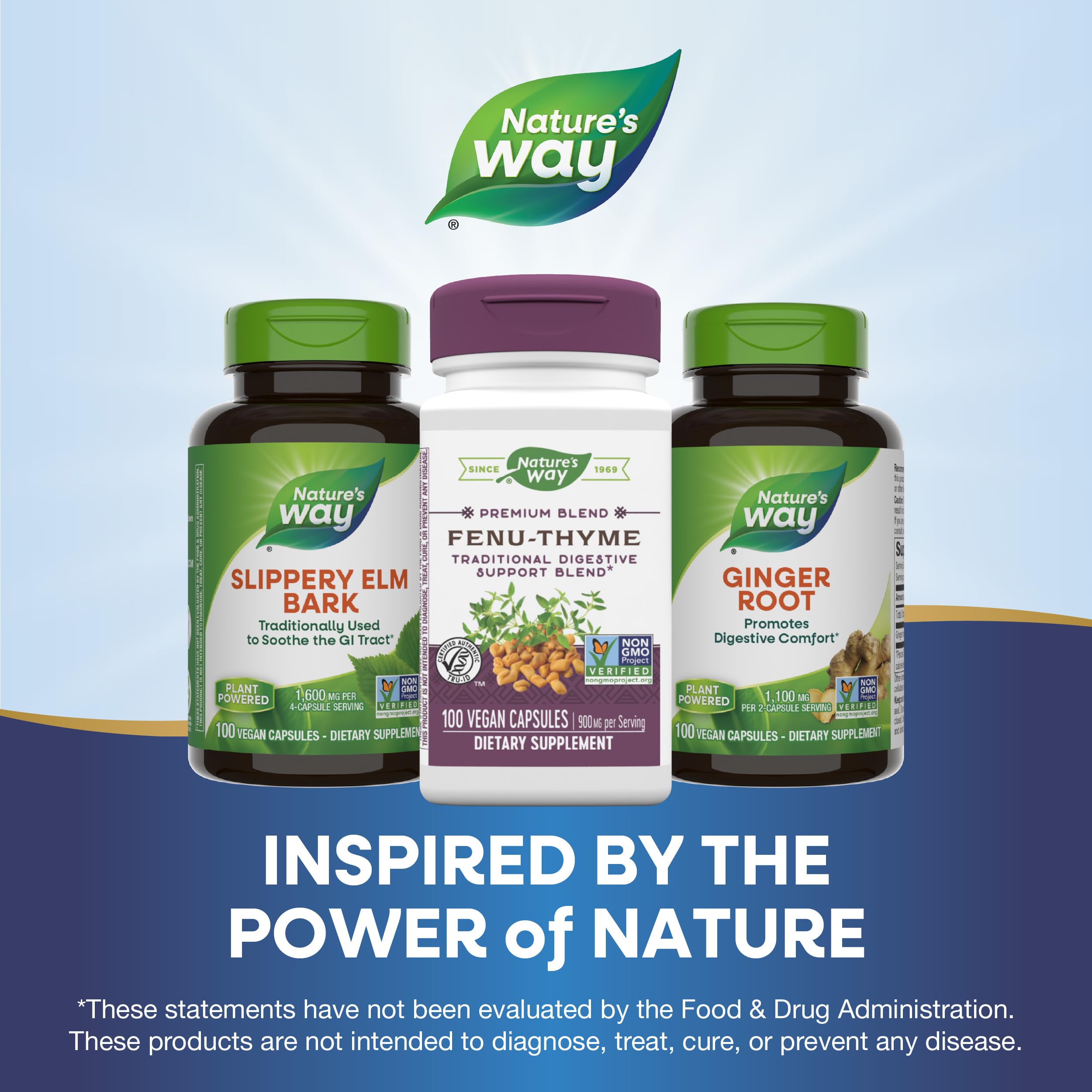 Packaging and bottle design for Nature's Way Fenu-Thyme