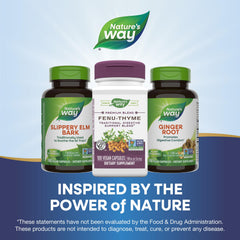 Packaging and bottle design for Nature's Way Fenu-Thyme