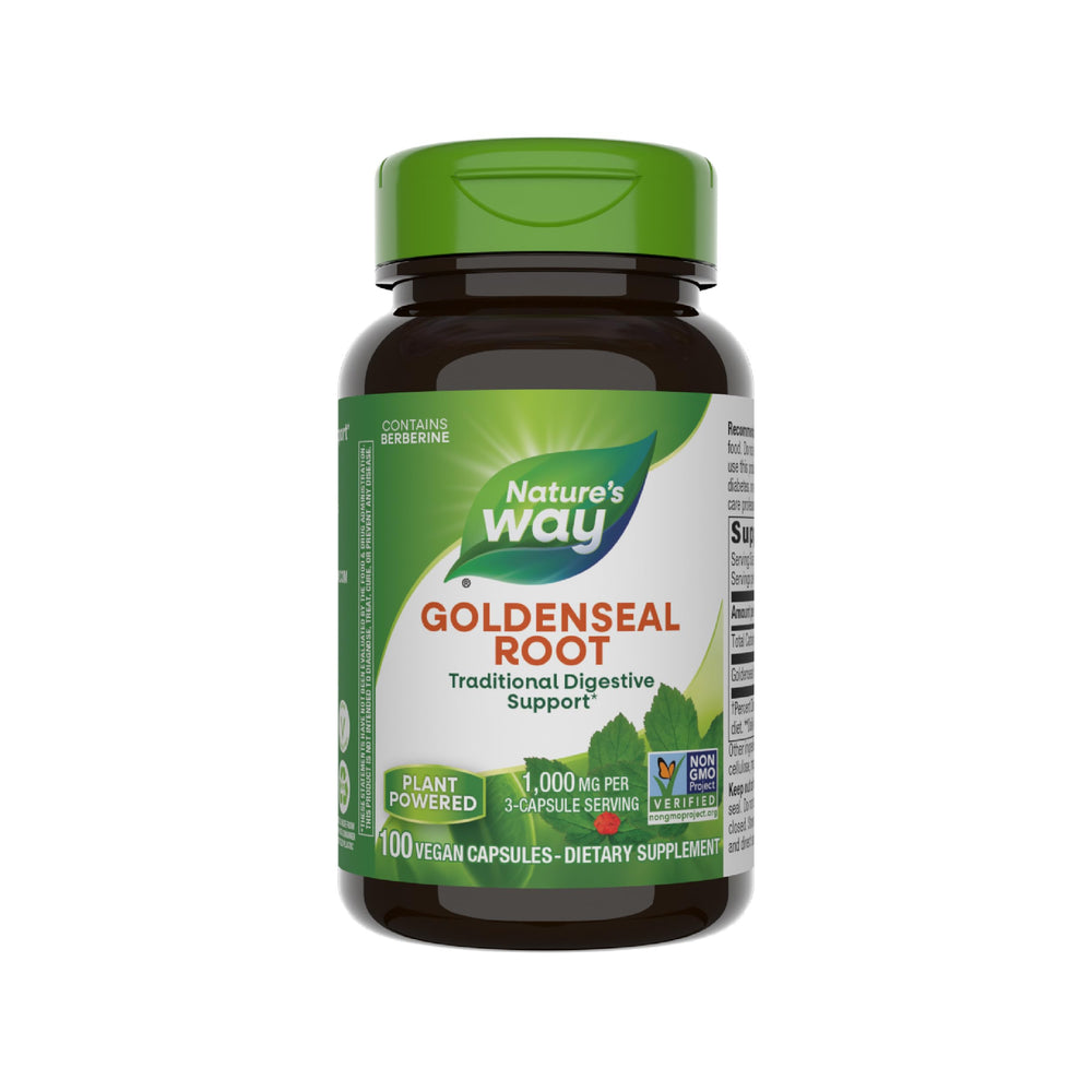Nature's Way Goldenseal Root bottle and packaging