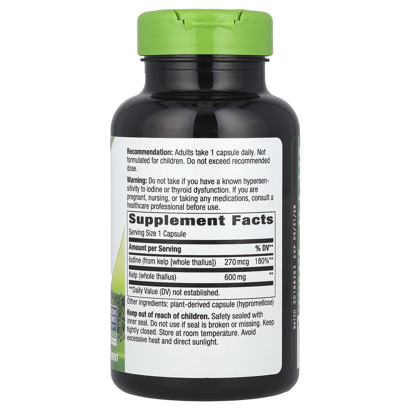 Nature's Way Kelp 180 Capsules – Pack of 2 (Bottle 2)