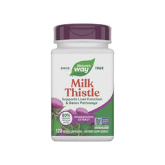 Nature's Way Milk Thistle bottle with label