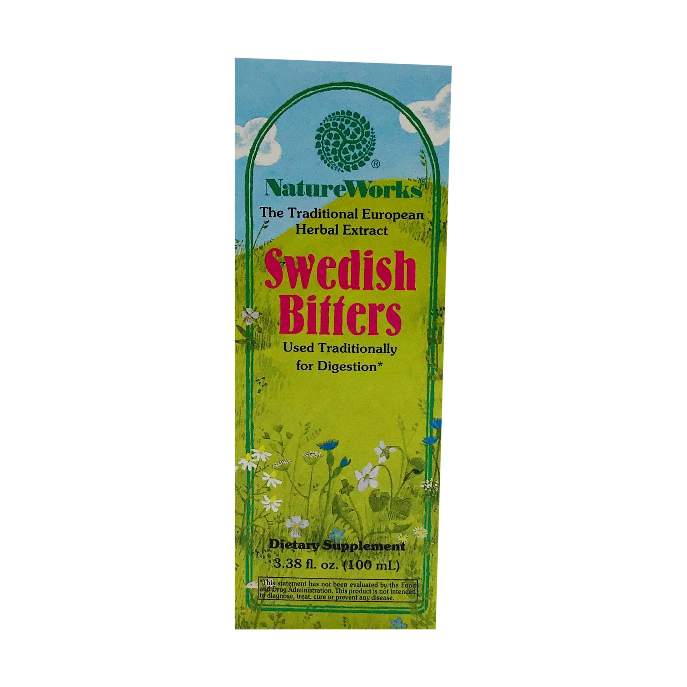 Nature's Way NatureWorks Swedish Bitters bottle and label