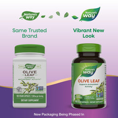 Non-GMO Project Verified seal on olive leaf packaging