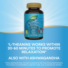 Ingredients and nutrition information for Nature’s Way Quick Calm Gummies