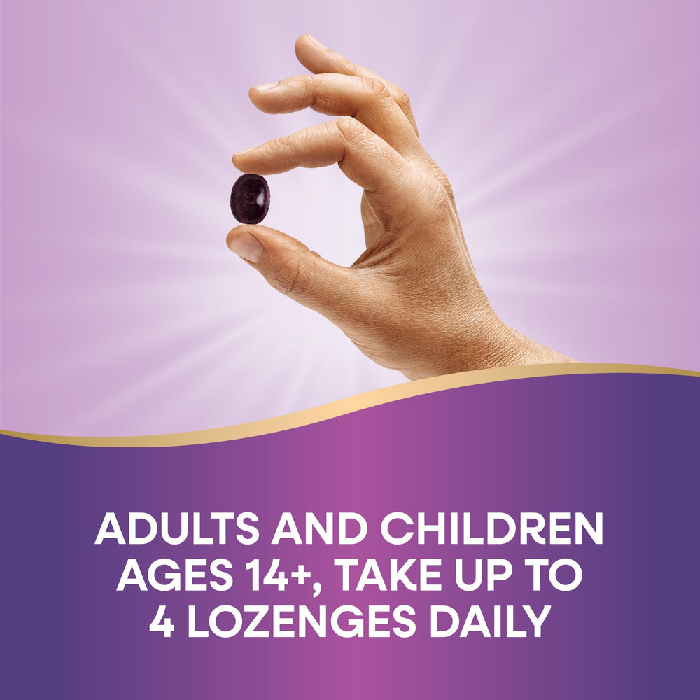 Front packaging image for Nature’s Way Sambucus Immune Lozenges (packaging may vary)