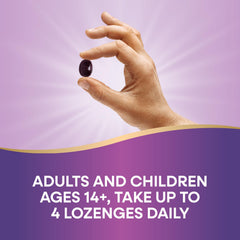Front packaging image for Nature’s Way Sambucus Immune Lozenges (packaging may vary)