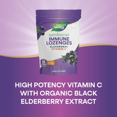 Gluten-free Sambucus Immune Lozenges with no artificial preservatives