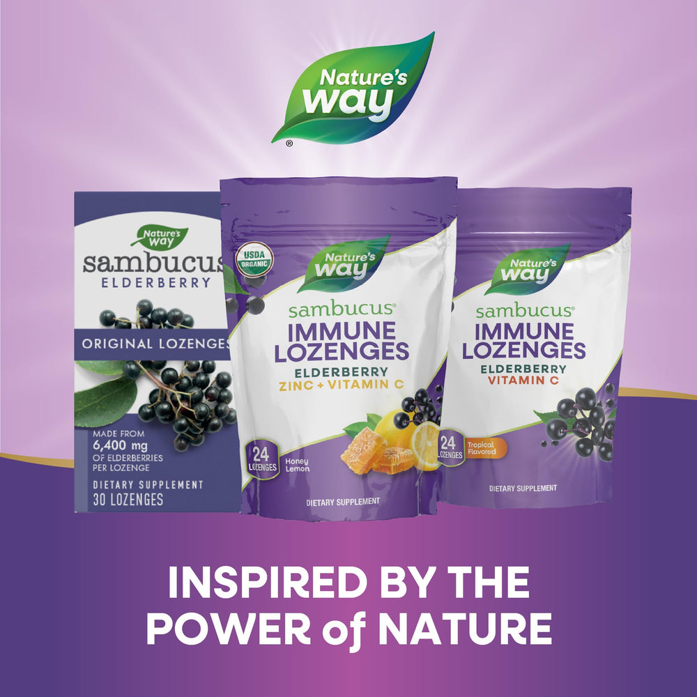 USDA Organic seal on Sambucus Immune Lozenges