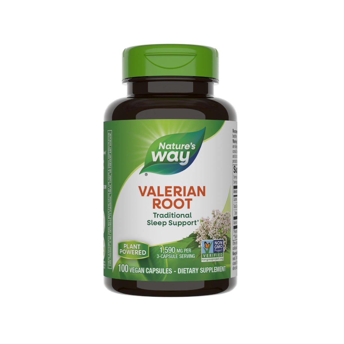 Front view of Nature's Way Valerian Root bottle