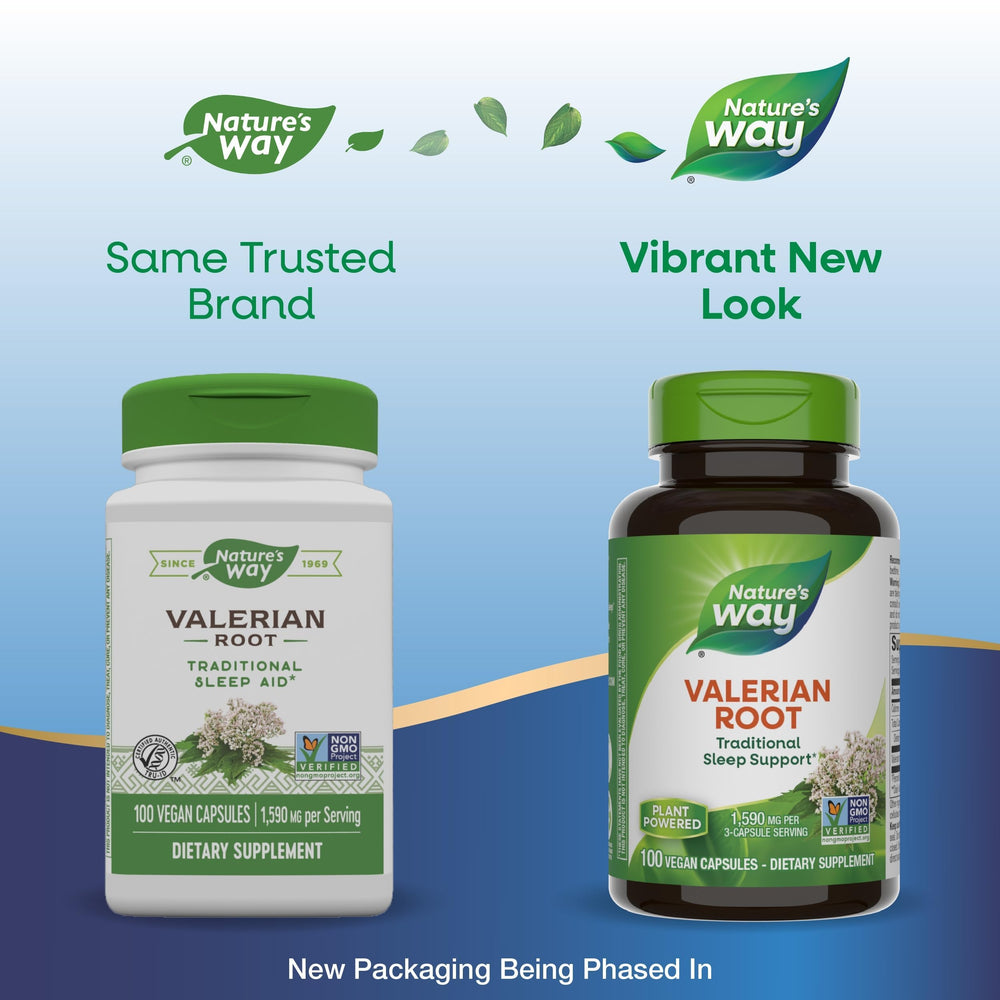 Valerian root ingredients label