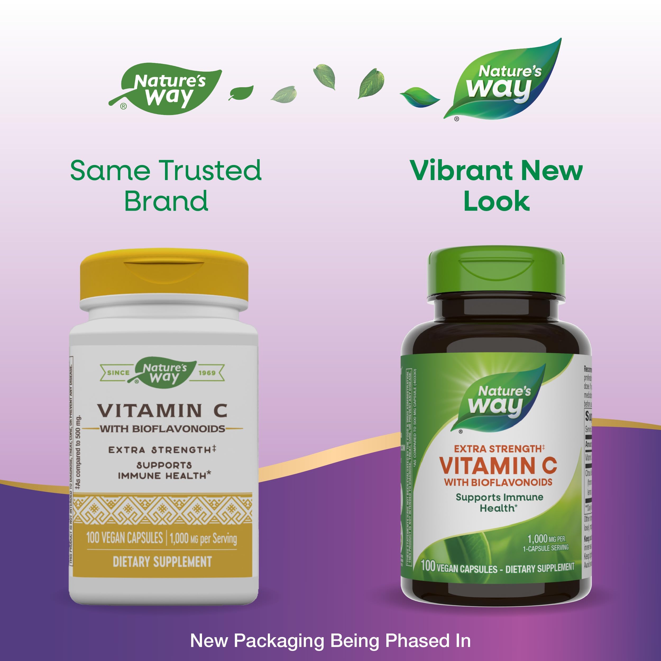 Vegan capsules of Nature's Way Vitamin C 1000 mg