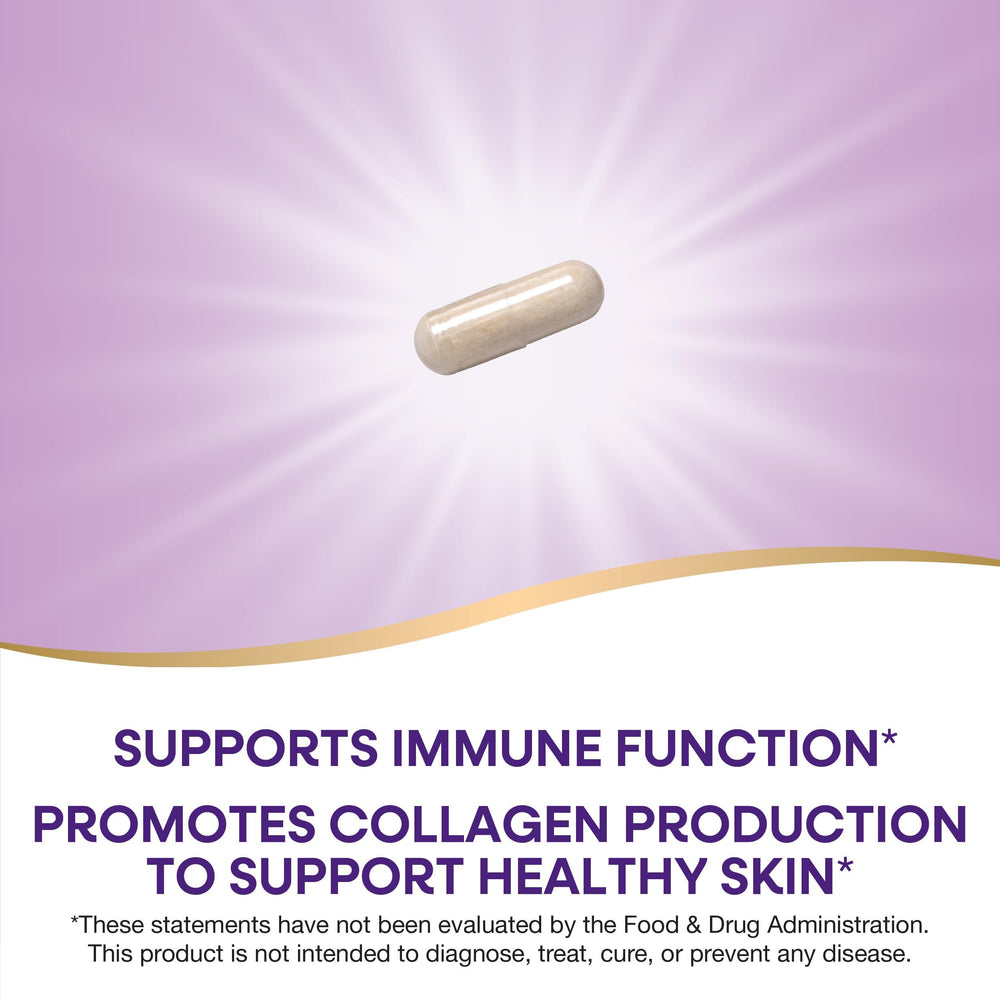 Vitamin C with Bioflavonoids promoting collagen for healthy skin