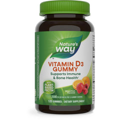 Front label of Nature's Way Vitamin D3 Gummies 2000 IU bottle