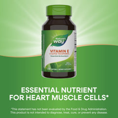 No salt, soy, sugar, wheat, or dairy ingredients in Nature's Way Vitamin E