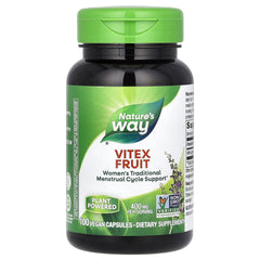 Nature's Way Vitex Fruit 400 mg bottle image
