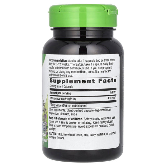 Nature's Way Vitex Fruit 400 mg capsules product image 2