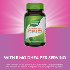 Dosage information for Nature's Way DHEA 5 mg