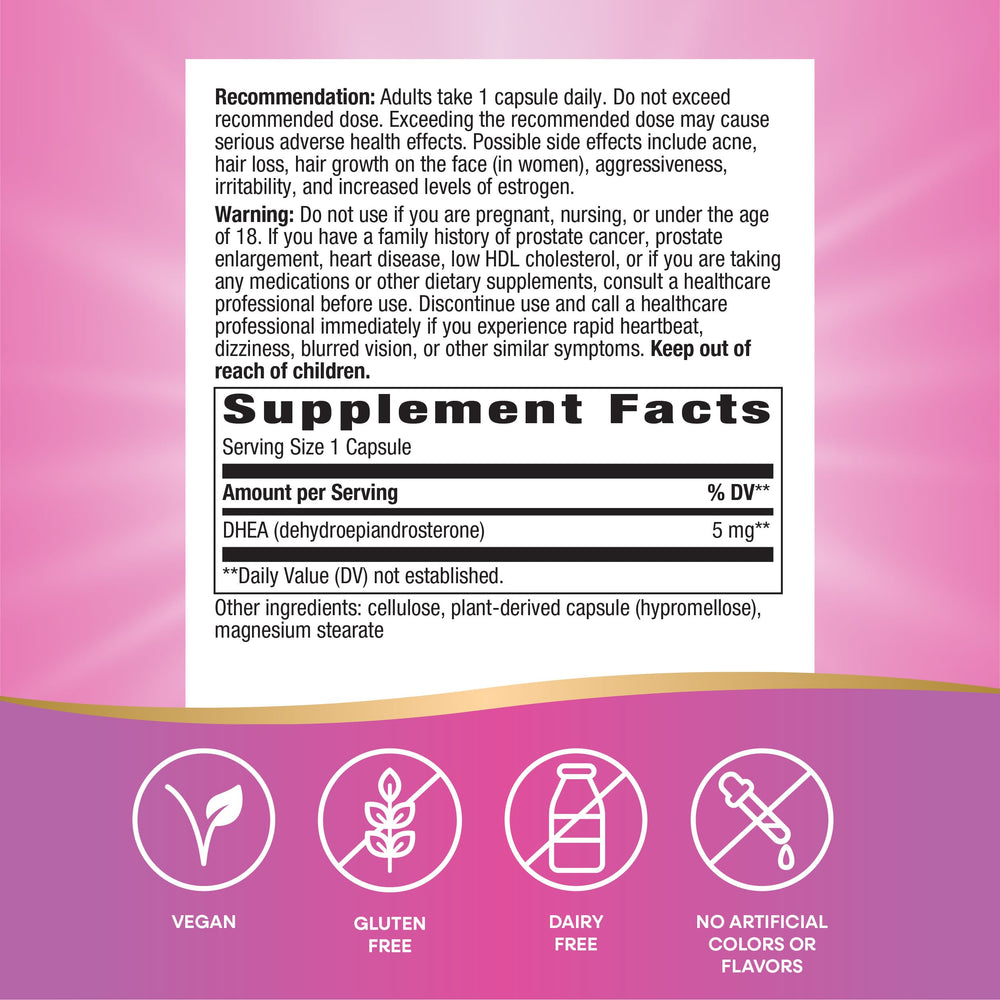 Packaging variations for Nature's Way Youthful You DHEA 5 mg 2-pack