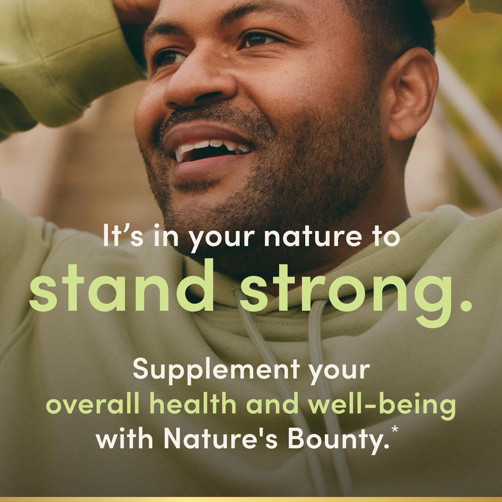 Immune support and bone health concept with supplements