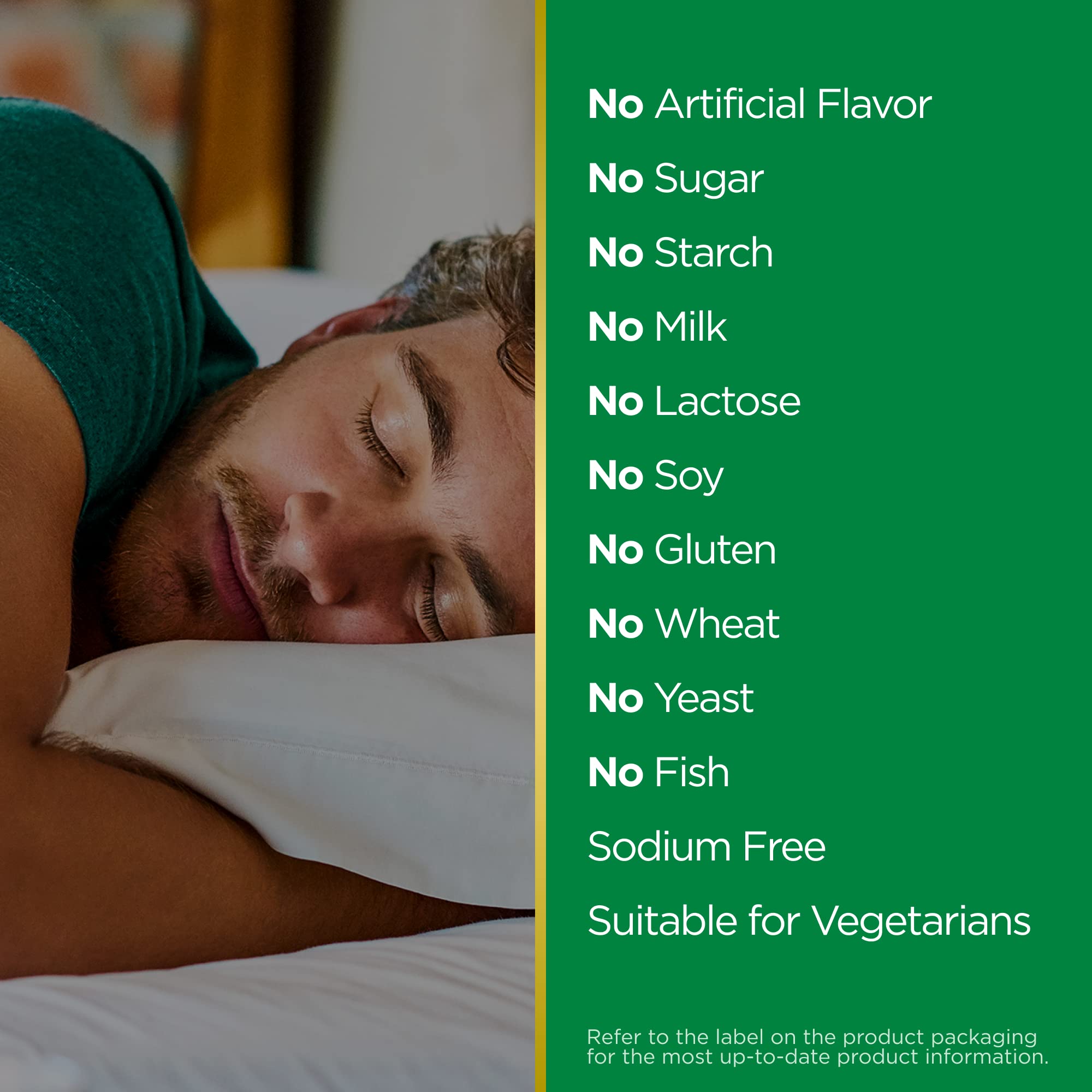 Discontinued by Manufacturer note on packaging for Nature's Bounty Melatonin