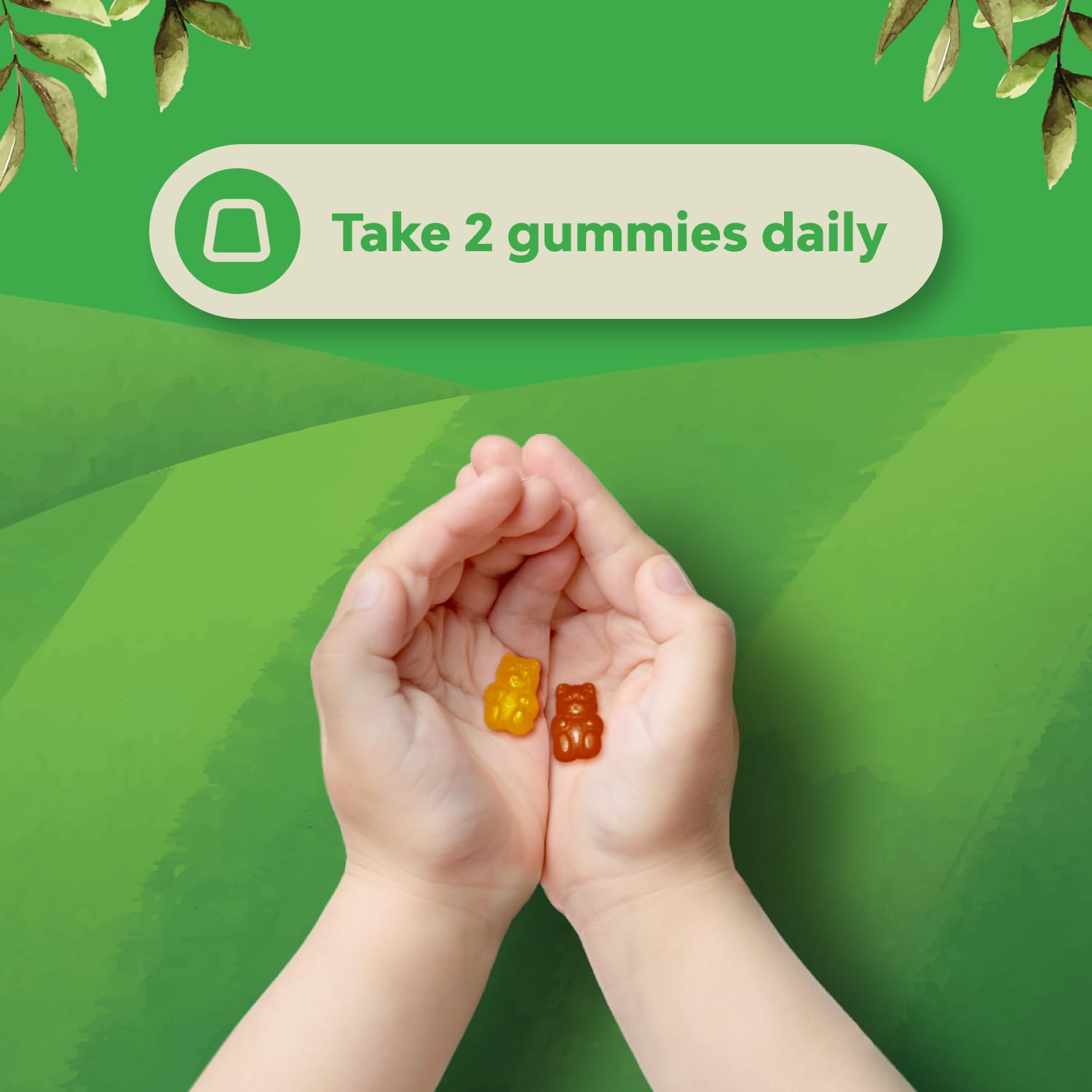 Front packaging of Natures Craft kids multivitamin gummies 180 count